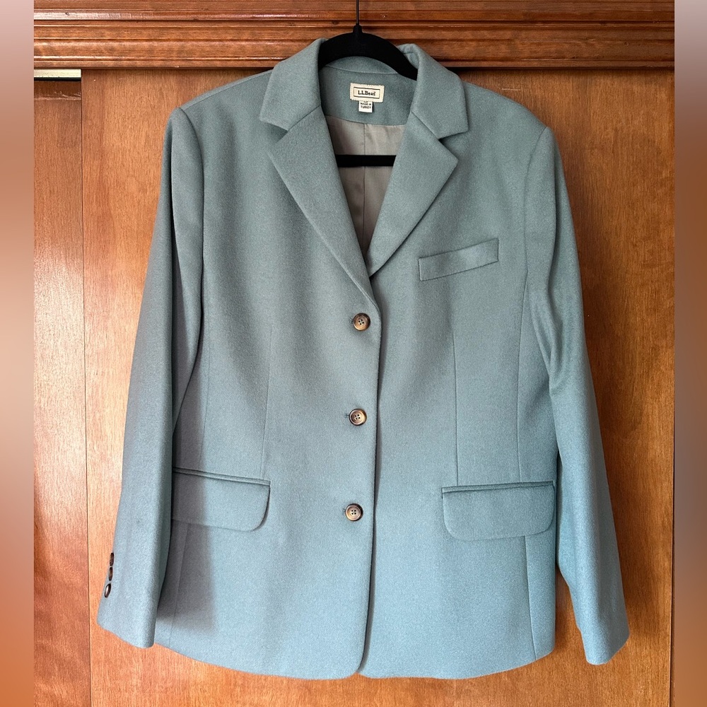 L.L. Bean Wool Cashmere Blazer coat